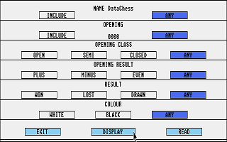 DataChess II atari screenshot